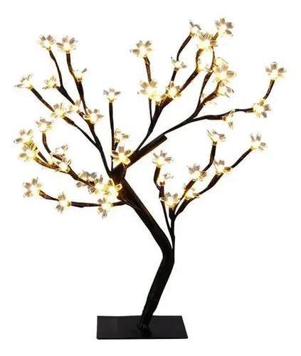 Arbol De Navidad Luminoso Bonsai Luces Led Blanco Calido - Image 1
