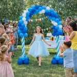 Arco panel de globos para fiestas y eventos Zle1701