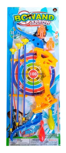 Arco Y Flechas Con Tiro Al Blanco Set Arqueria Juguete 22018 - Image 2