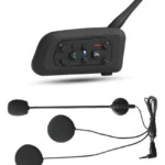 Auricular inalámbrico con micrófono para casco