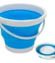 Balde plegable redondo de silicona 10 Lts