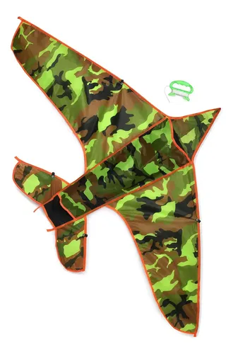 Barrilete Grande Cometa Avión Camuflado De 100 X 80 Cm Ba131 - Imagen 6