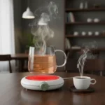 Base Calentador Mezclador De Taza Cafe Magnetica Usb T2523 Verde Liso - Image 3