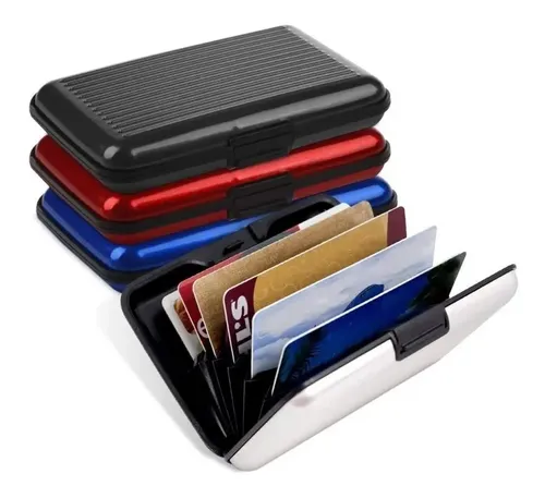 Billetera tarjetero metálico porta tarjetas y dinero - Image 3