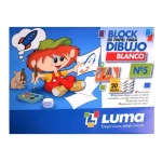 Block De Hojas Blancas Para Dibujo N° 5 Escolar Colegio M357 - Imagen 2