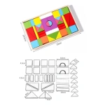 Bloques Didacticos De Madera Para Niños 39 Piezas Mt08918 - Imagen 5
