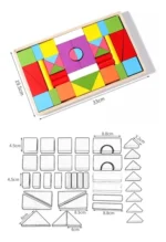 Bloques Didacticos De Madera Para Niños 39 Piezas Mt08918 - Image 6