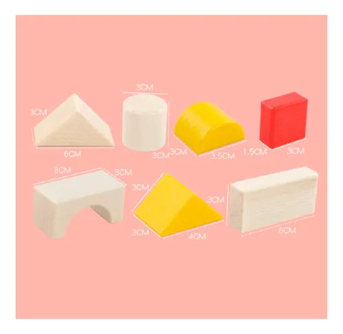 Bloques Figuras Madera Para Construir 30 Piezas Mt08920 - Image 4