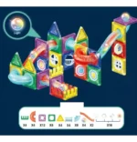 Bloques magnéticos de 40 piezas con luz 2140 - Image 5