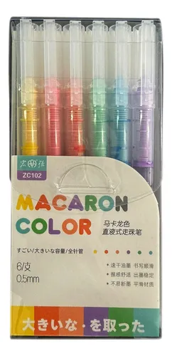 Set X 6 bolígrafos tinta gel de colores - Image 2