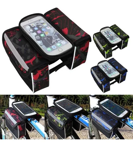 Bolso doble porta celular para bicicleta - Image 11