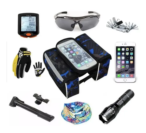 Bolso doble porta celular para bicicleta - Image 8
