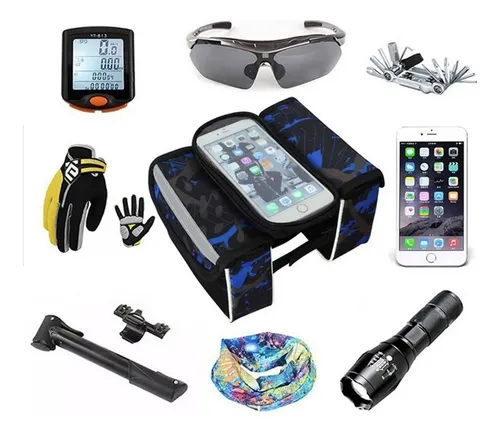 Bolso doble porta celular para bicicleta - Image 14