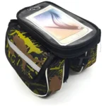 Bolso doble porta celular para bicicleta