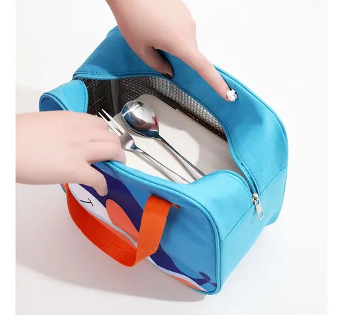 Bolso Lunchera Térmica Calor/frio Impermeable Ballena Niños - Image 3