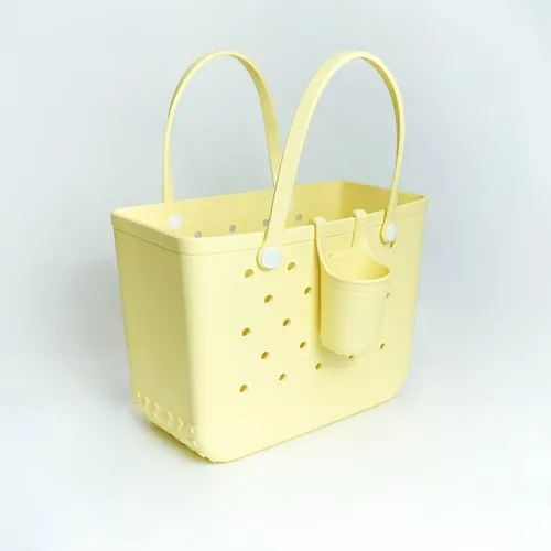 Bolso mediano playero cartera de goma para playa tote bag loop - Image 85