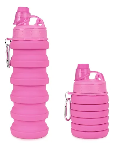 Botella Silicona Plegable Flexible Con Pico Y Tapon 500 Ml - Image 9