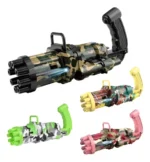 Burbujero Pistola Gun Semiautomatico Lanza Burbujas A Pilas - Image 45