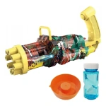 Burbujero Pistola Gun Semiautomatico Lanza Burbujas A Pilas - Imagen 10