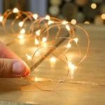 Cable hilo de luces cálidas 3mts