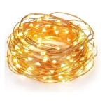 Cable hilo de luces cálidas 3mts – vista superior