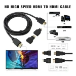 Cable con adaptadores 3 en 1 micro HDTB mini HDTV full HD - Imagen 3