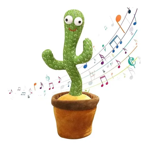 Cactus Bailarin Tiktok Juguete Baila Canta Repite Voz - Imagen 4