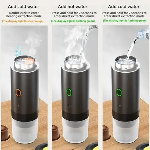 Cafetera espresso de cápsulas 3 en 1 portátil 831 - Image 4