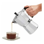 Cafetera tipo italiana de aluminio 6 pocillos café