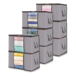 Caja organizadora de ropa plegable 50 Lts con cierre Bz6799 - Image 6