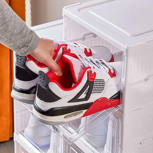 X6 cajas organizadoras de zapatillas plegables Xl06 - Image 4
