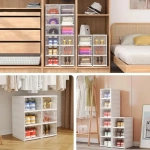 X6 cajas organizadoras de zapatillas plegables Xl06 - Image 3