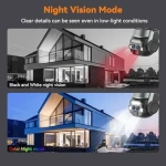 Cámara inalámbrica de seguridad doble lente Ipc-q820em - Image 10