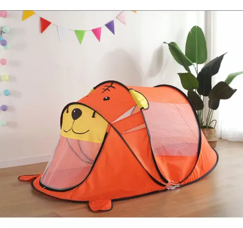 Carpa Casita Infantil Niños Plegable Pop Up Tigre Mt08987 - Imagen 6