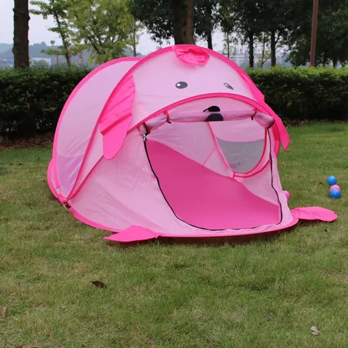 Carpa Casita Infantil Plegable Pop Up Perro Rosa Mt08988 - Imagen 2