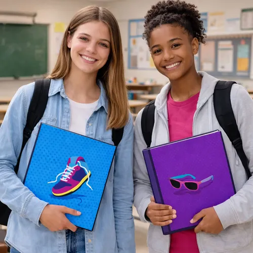 Carpeta escolar diseño teen 3x40 As500375 - Image 6