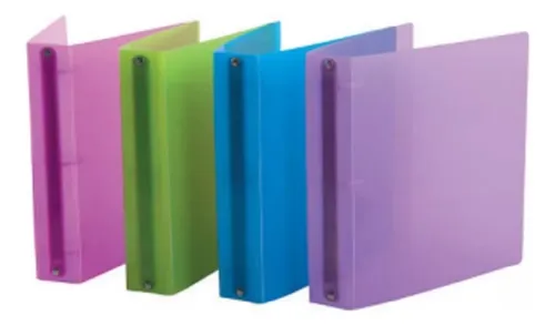 Carpeta plástica número 3 acrílico transparente 3 anillos - Image 25