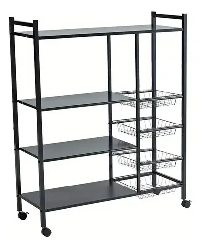Carro organizador de cocina con ruedas 5ff - Image 1