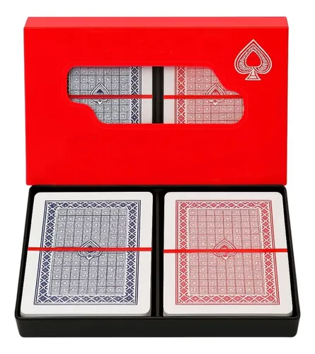 Cartas de póker 2 mazos con estuche P002 - Image 6