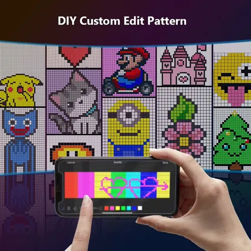 Cartel LED RGB pantalla flexible interactiva de auto Niv-42 - Image 4