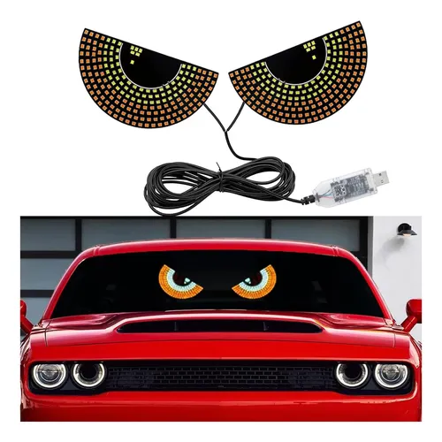 Cartel luminoso LED de ojos para auto Jm2515 - Image 3