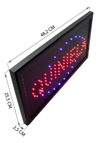Cartel luz led fijo para comercio - Varios modelos - Image 32