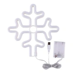 Cartel copo de nieve neon a USB y a pilas A26 - Image 6