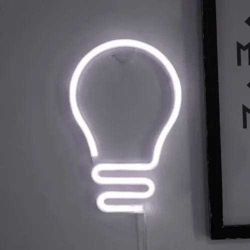 Cartel neón LED forma de foco - Image 3