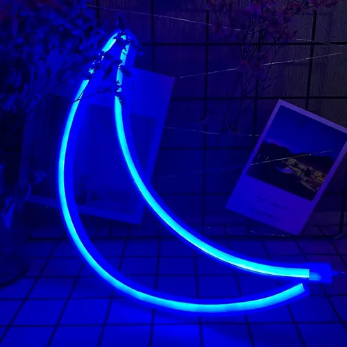 Cartel media luna neon a USB y a pilas A10 - Image 14