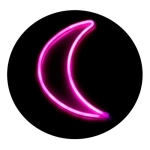 Cartel media luna neon a USB y a pilas A10 - Image 19