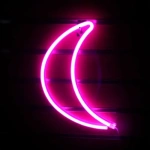 Cartel media luna neon a USB y a pilas A10 - Image 18