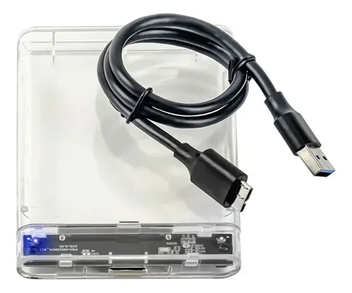 Case Notebook 2.5 Usb 3.0 Carcasa Transparente - Image 23