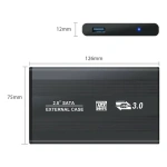 Case Notebook 2.5 Usb 3.0 Carcasa Transparente - Image 5