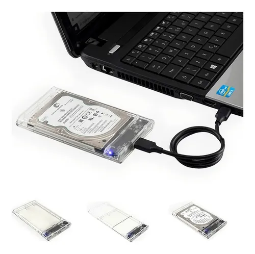 Case Notebook 2.5 Usb 3.0 Carcasa Transparente - Image 21